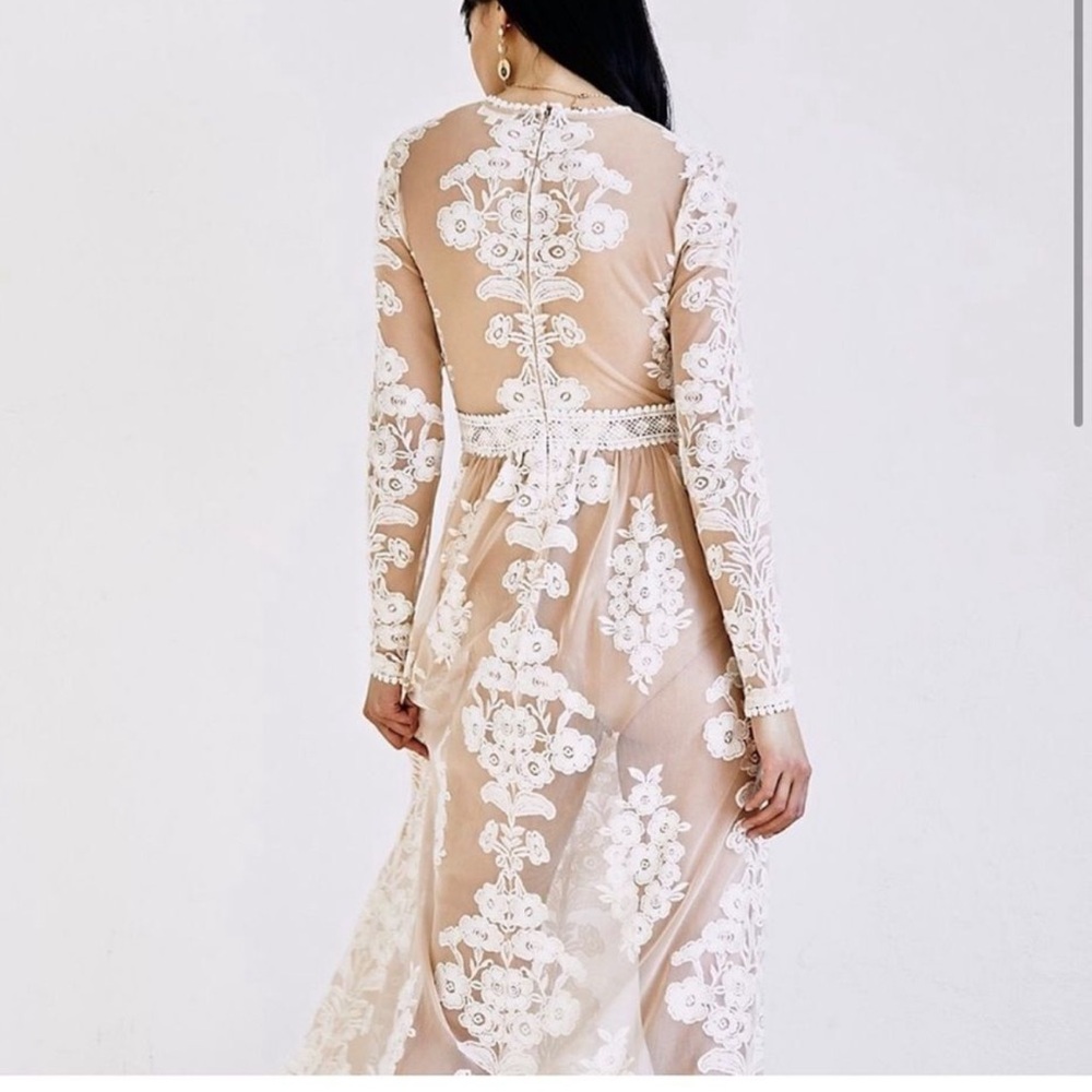 For Love And Lemons Sheer Lace Maxi Dress - Picture 11 of 12